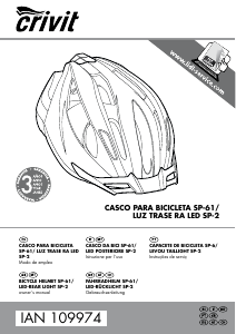 Manual Crivit IAN 109974 Capacete de bicicleta