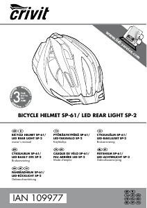 Brugsanvisning Crivit IAN 109977 Cykelhjelm