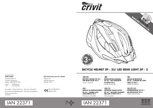 Priručnik Crivit IAN 22371 Kaciga za bicikl