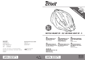 Návod Crivit IAN 22371 Cyklistická prilba