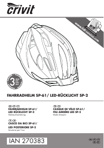 Manuale Crivit IAN 270384 Casco da bici