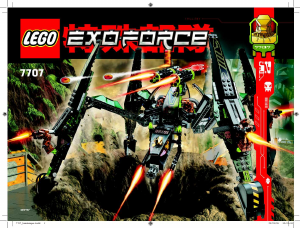 Handleiding Lego set 7707 Exo-Force Venomtank