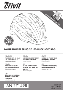 Manual Crivit IAN 271498 Capacete de bicicleta