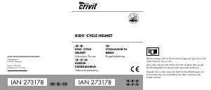 Brugsanvisning Crivit IAN 273178 Cykelhjelm