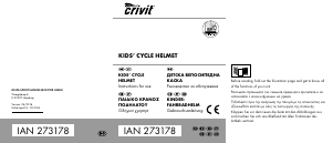 Наръчник Crivit IAN 273178 Велосипедна каска