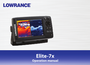 Manual Lowrance Elite-7x Fishfinder