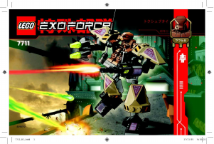 Bruksanvisning Lego set 7711 Exo-Force Sentry