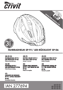 Manuale Crivit IAN 277694 Casco da bici