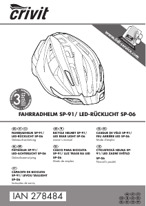 Manual Crivit IAN 278484 Bicycle Helmet