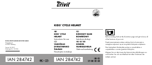 Instrukcja Crivit IAN 284742 Kask rowerowy