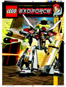 Handleiding Lego set 7714 Exo-Force Gouden wachter