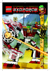 Manual Lego set 8102 Exo-Force Blade titan