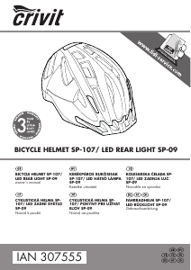 Návod Crivit IAN 307555 Cyklistická prilba