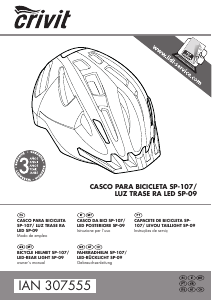 Manual Crivit IAN 307555 Capacete de bicicleta