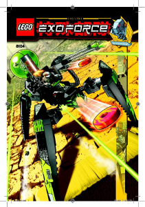 Manual de uso Lego set 8104 Exo-Force Shadow crawler