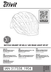Manual Crivit IAN 317558 Casca bicicleta