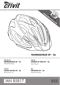 Manuale Crivit IAN 85817 Casco da bici