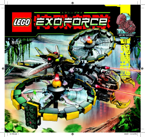 Bruksanvisning Lego set 8117 Exo-Force Storm lasher
