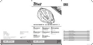 Návod Crivit IAN 89263 Cyklistická prilba