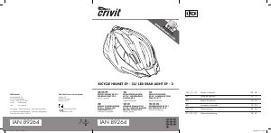 Priručnik Crivit IAN 89264 Kaciga za bicikl