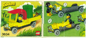 Handleiding Lego set 3634 Fabuland Karel de Kraai's vrachtwagen
