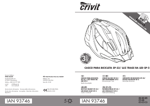 Manual de uso Crivit IAN 93746 Casco bicicleta