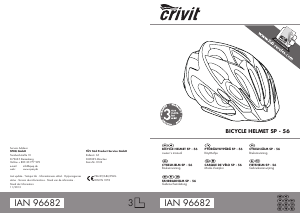 Brugsanvisning Crivit IAN 96682 Cykelhjelm