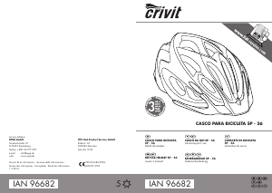 Manual de uso Crivit IAN 96682 Casco bicicleta