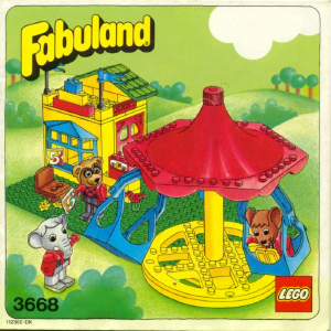 Bruksanvisning Lego set 3668 Fabuland Karusell