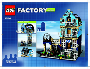 Mode d’emploi Lego set 10190 Factory La rue du marché