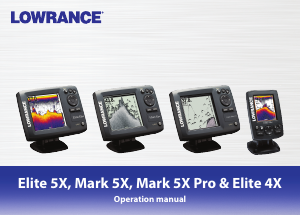 Manual Lowrance Mark 5X Fishfinder