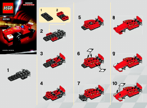 Manuale Lego set 30190 Ferrari 150 Italia