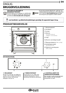 Brugsanvisning Bauknecht BAK3 NN8F IN1 Ovn