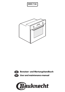 Manual Bauknecht EMCE 7166/ES Oven