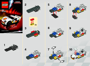 Manual de uso Lego set 30192 Ferrari Ferrari F40