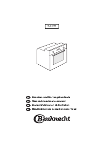 Bedienungsanleitung Bauknecht BLV 8200/PT Backofen