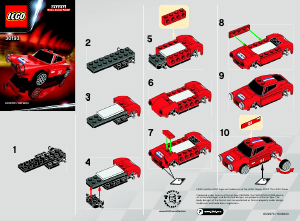 Hướng dẫn sử dụng Lego set 30193 Ferrari 250 GT Berlinetta