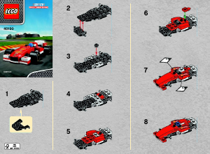 Priručnik Lego set 40190 Ferrari F138