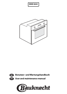 Manual Bauknecht EMID 8260/IN Oven
