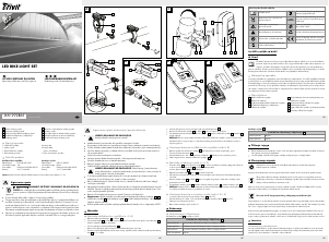 Priručnik Crivit IAN 292866 Svjetlo za bicikl