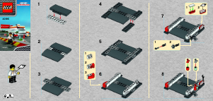 Manuale Lego set 40195 Ferrari Stazione di rifornimento Shell