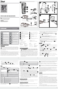 Manual de uso Crivit IAN 307557 Faro bicicleta
