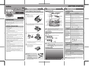 Manual Brother PT-1280KT Label Printer