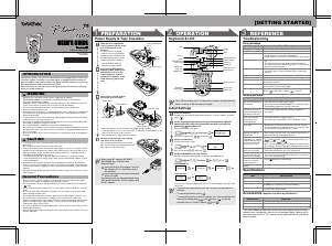 Manual Brother PT-7100 Label Printer