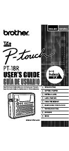 Manual Brother PT-18RKT Label Printer