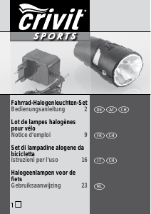 Handleiding Crivit IAN 68642 Fietslamp