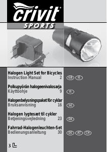 Brugsanvisning Crivit IAN 68642 Cykellygte