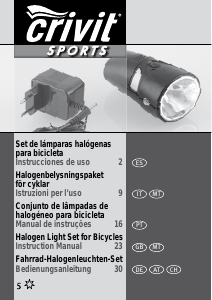 Manual Crivit IAN 68642 Luz bicicleta