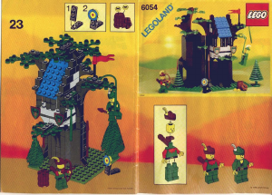 Handleiding Lego set 6054 Forestmen Schuilplaats