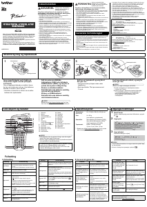 Brugsanvisning Brother PT-H102 Etiketmaskine